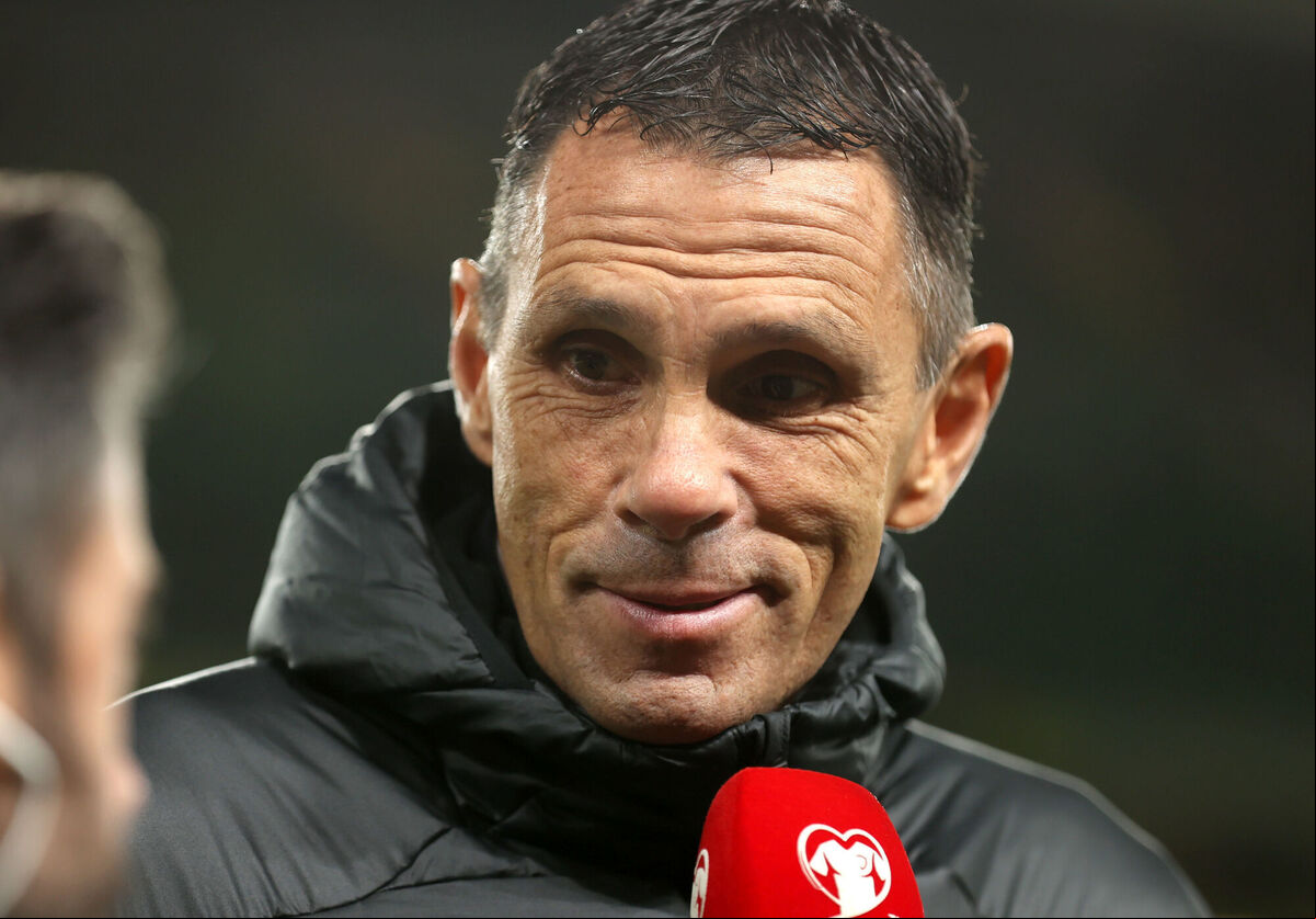Greece head coach Gus Poyet prior to the UEFA Euro 2024 Qualifying Group B match at the Aviva Stadium, Dublin. Picture: Liam McBurney/PA Wire. Greece head coach Gus Poyet prior to the UEFA Euro 2024 Qualifying Group B match at the Aviva Stadium, Dublin. Picture: Liam McBurney/PA Wire.