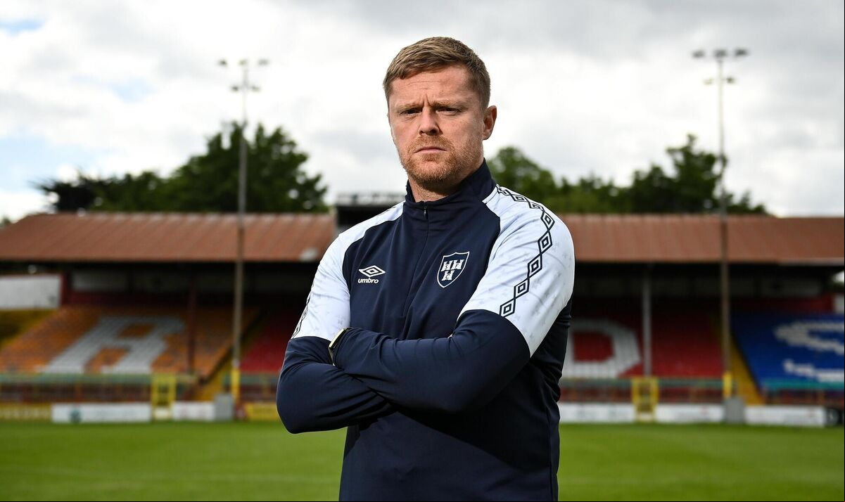 Shelbourne manager Damien Duff at Tolka Park in Dublin. Picture: David Fitzgerald/Sportsfile Shelbourne manager Damien Duff at Tolka Park in Dublin. Picture: David Fitzgerald/Sportsfile