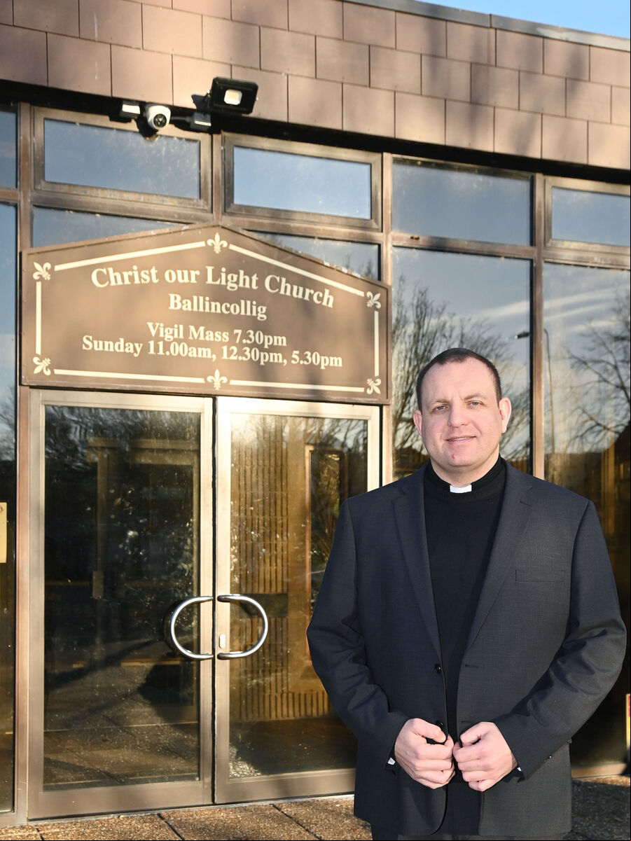 Fr. Kamil Bachara, C.C., Ballincollig, and one of the chaplains to the Polish community in Cork, pictured at the Church of Christ Our Light, Ballincollig. Picture: Denis Minihane. Fr. Kamil Bachara, C.C., Ballincollig, and one of the chaplains to the Polish community in Cork, pictured at the Church of Christ Our Light, Ballincollig. Picture: Denis Minihane.