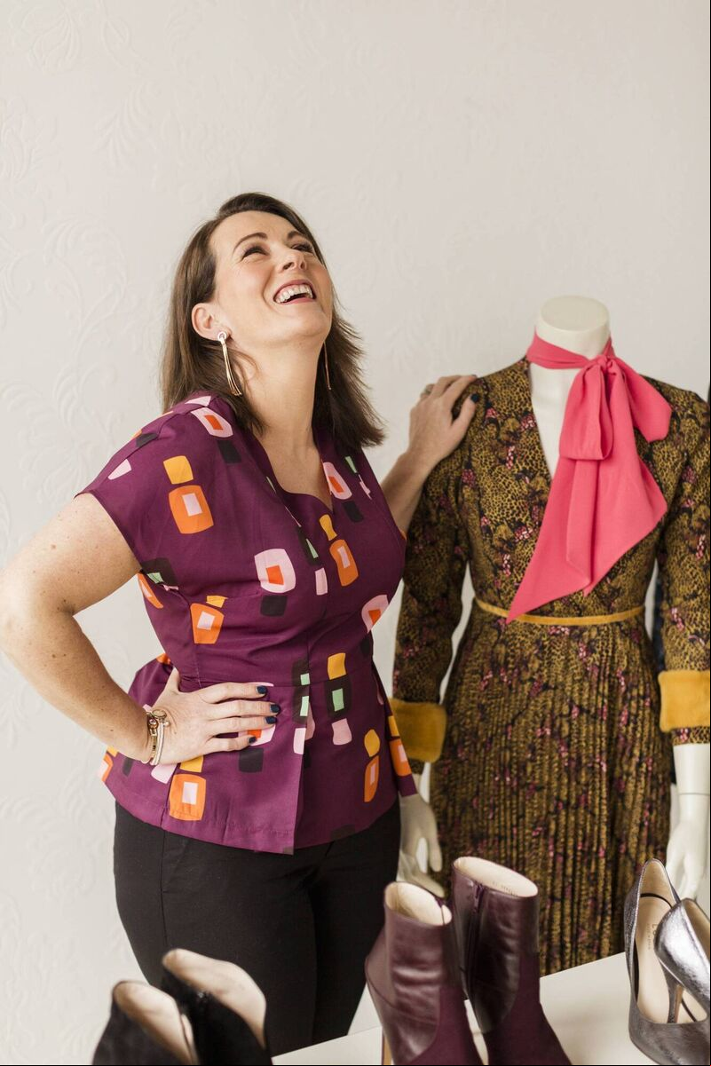 Sharon Huggard is encouraging us to take a look at what our wardrobe says . Sharon Huggard is encouraging us to take a look at what our wardrobe says .