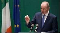 Tánaiste accuses Sinn Féin of being ‘silent on Palestine while in the US’