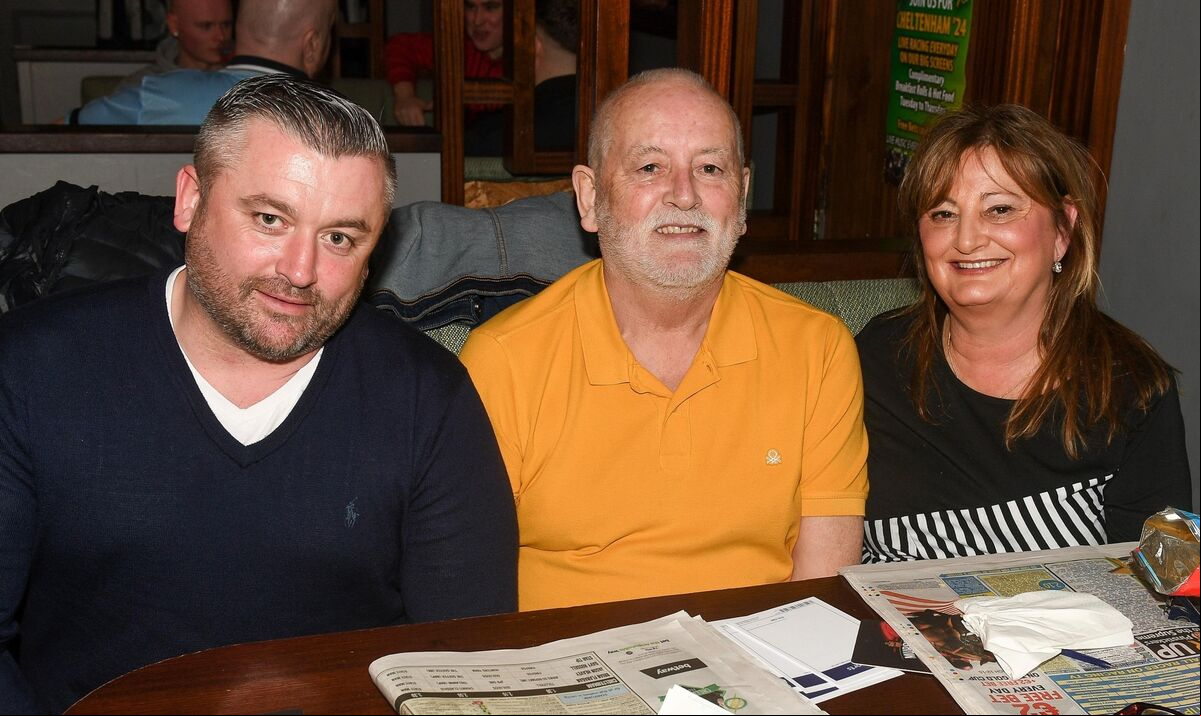 Jonathan and Tommy Nagle and Rose Byrne, are all smiles during the Cheltenham racing festival at Quinlan's Bar in Blackpool. Jonathan and Tommy Nagle and Rose Byrne, are all smiles during the Cheltenham racing festival at Quinlan's Bar in Blackpool.