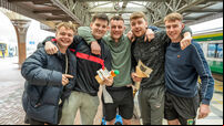 In pictures: Cork rugby fans confident that Ireland can tame the Scots in Dublin
