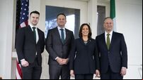 ‘You’re our new couple friends’, Kamala Harris tells Leo Varadkar and partner