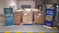 Cigarettes worth €2m seized by Revenue officers in Co Wexford