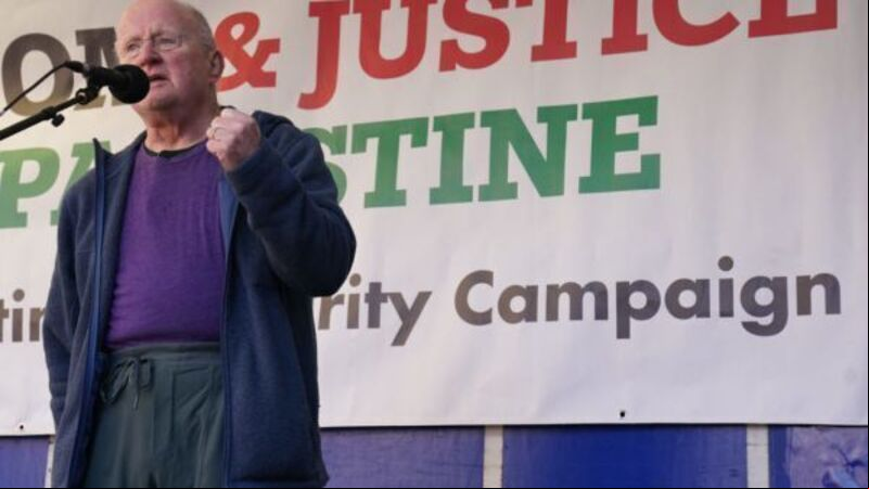 Christy Moore attends pro-Palestine rally in Dublin Christy Moore attends pro-Palestine rally in Dublin