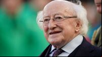 President Michael D Higgins suffered 'mild stroke' in February