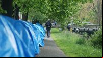 Government under fire over immigration as 70 tents pitched along Grand Canal