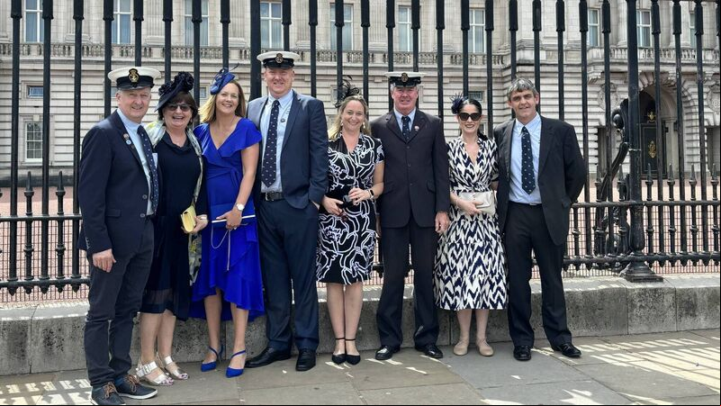 Cork RNLI volunteers attend Buckingham Palace garden party Cork RNLI volunteers attend Buckingham Palace garden party