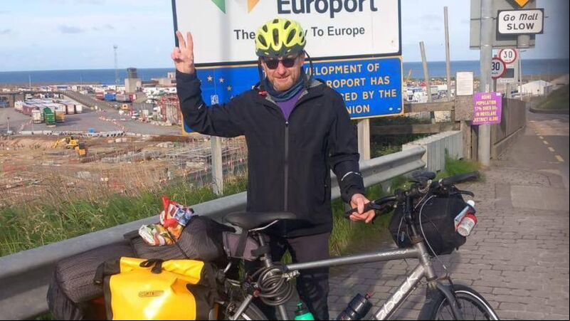 Grandad is cycling from Cork to China in aid of Pieta Grandad is cycling from Cork to China in aid of Pieta