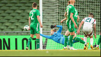 Caoimhin Kelleher makes a save 4/6/2024