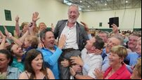 European and local elections: Seán Kelly first to be elected MEP, Luke 'Ming' Flanagan tops poll