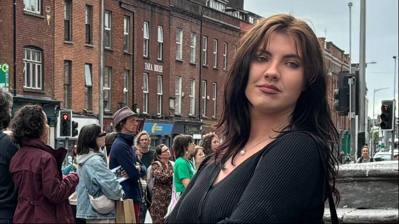 Dozens gather in Cork to express their solidarity with Natasha O'Brien 