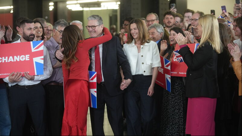 Britain's next prime minster Kier Starmer says 'change begins now' Britain's next prime minster Kier Starmer says 'change begins now'