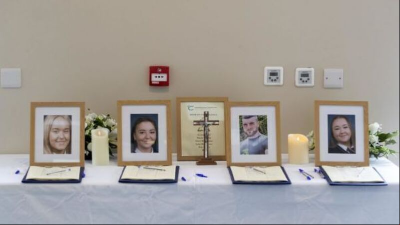 Four young people died instantly when car skidded after heavy rain, Clonmel inquest told Four young people died instantly when car skidded after heavy rain, Clonmel inquest told