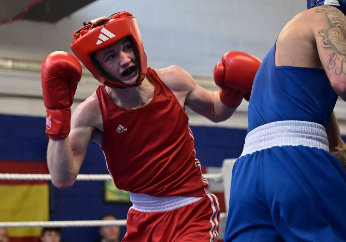 Cork Boxing: Eoghan Walsh of Togher BC in action at the Northside Boxing Club earlier this season. Picture: Doug Minihane Cork Boxing: Eoghan Walsh of Togher BC in action at the Northside Boxing Club earlier this season. Picture: Doug Minihane