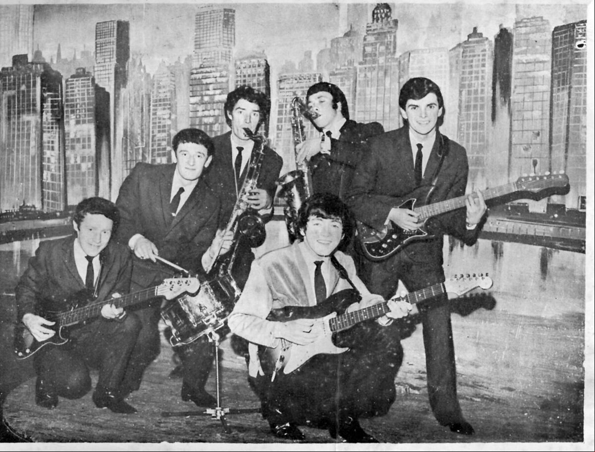Rory Gallagher and The Fontanas band in the early 1960s. That is the legendary and currently highly topical Stratocaster he’s holding Rory Gallagher and The Fontanas band in the early 1960s. That is the legendary and currently highly topical Stratocaster he’s holding