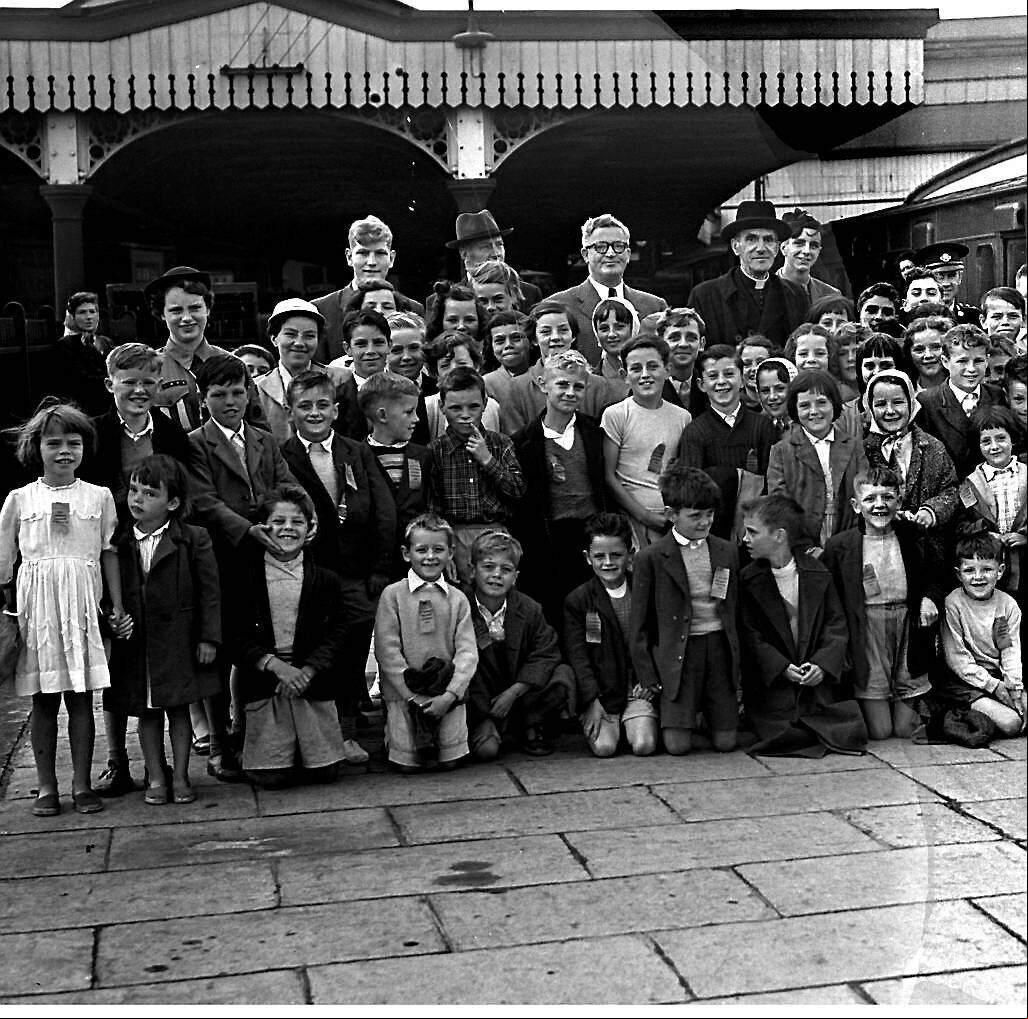 Children from St Patrick’s parish on an outing to Youghal in the summer of 1959. Children from St Patrick’s parish on an outing to Youghal in the summer of 1959.