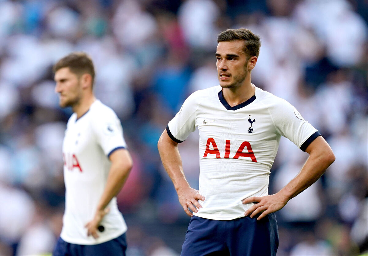 Leicester City's Harry Winks (right) pictured with Totenham Hotspurs will hope to be a help for tthe Foxes. Picture : John Walton/PA Wire Leicester City's Harry Winks (right) pictured with Totenham Hotspurs will hope to be a help for tthe Foxes. Picture : John Walton/PA Wire