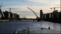 New bridge over Liffey at entrance to Irish National War Memorial Gardens will close daily