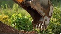 Digging soil
