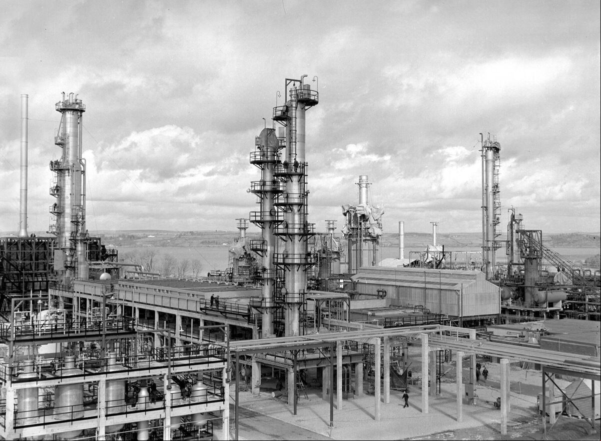View of Oil Refinery at Whitegate, Co. Cork 01/04/1959 View of Oil Refinery at Whitegate, Co. Cork 01/04/1959