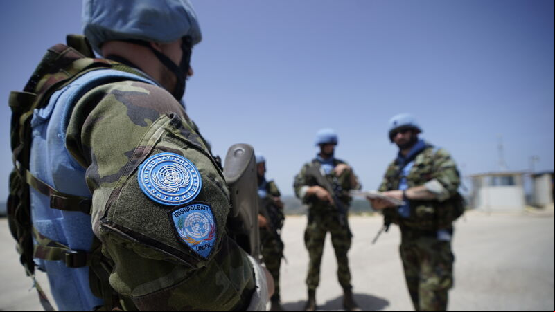 Irish peacekeeping troops escape injury after Lebanon camp struck by rocket
