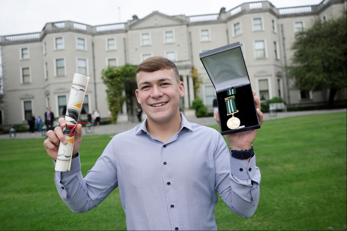David Akar who was awarded a Gold Medal and a Certificate of Bravery at the National Bravery Awards 2024. Picture: Maxwells. David Akar who was awarded a Gold Medal and a Certificate of Bravery at the National Bravery Awards 2024. Picture: Maxwells.
