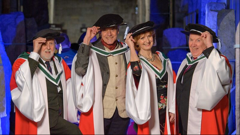 Quartet of famous faces conferred with honorary doctorates by University College Cork Quartet of famous faces conferred with honorary doctorates by University College Cork