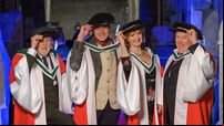 Quartet of famous faces conferred with honorary doctorates by University College Cork 