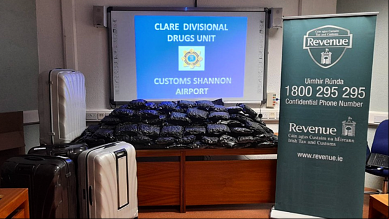 Two women arrested after €1.28m cannabis seizure at Shannon Airport Two women arrested after €1.28m cannabis seizure at Shannon Airport