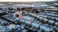 Orange warning issued for 22 counties as temperatures set to drop to -8
