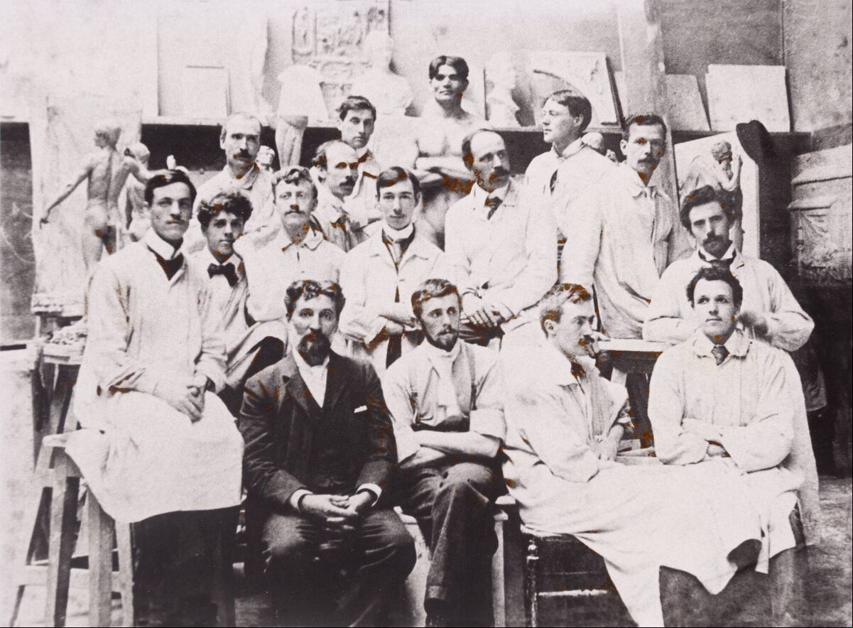 Male students at Crawford School of Art, c.1890.Courtesy Crawford Art Gallery, Cork Male students at Crawford School of Art, c.1890.Courtesy Crawford Art Gallery, Cork