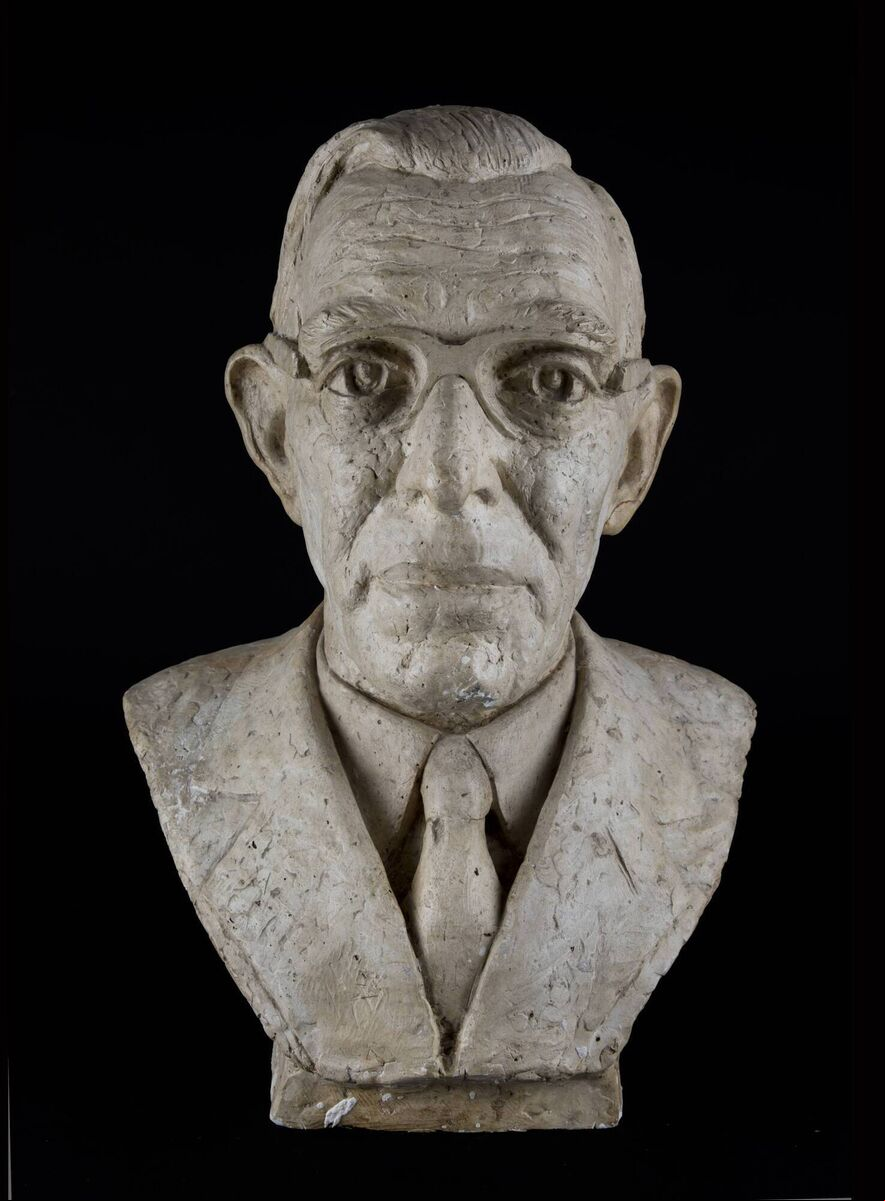 Séamus Murphy bust of Seamus Fitzgerald, 1966. © the artist’s estate. Photo: Dara McGrath. Séamus Murphy bust of Seamus Fitzgerald, 1966. © the artist’s estate. Photo: Dara McGrath.