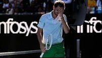 Daniil Medvedev smashes net camera in anger during five-set Australian Open win