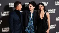 Timothée Chalamet and Monica Barbaro go gothic in silky black ensembles at London premiere