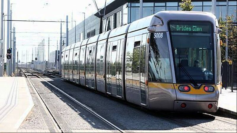 Two men jailed for involvement in a brawl on the luas where a man's ear was bitten Two men jailed for involvement in a brawl on the luas where a man's ear was bitten