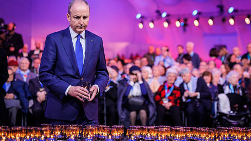 Micheál Martin attends commemoration to mark the liberation of Auschwitz-Birkenau Micheál Martin attends commemoration to mark the liberation of Auschwitz-Birkenau