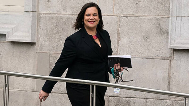 Sinn Féin to consider ‘all options’ if Government presses ahead with speaking row plan Sinn Féin to consider ‘all options’ if Government presses ahead with speaking row plan