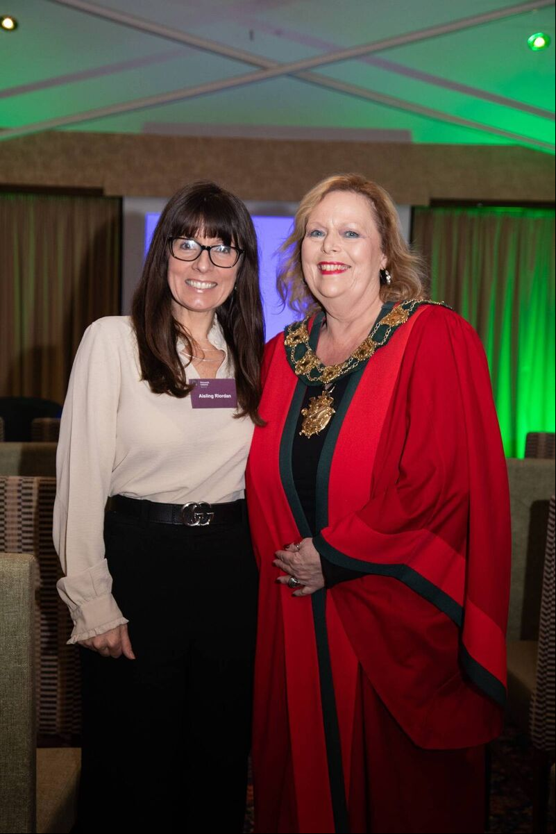 Aisling Riordan and Eileen Sheppard at the event. Photo Kathryn O'Shea Aisling Riordan and Eileen Sheppard at the event. Photo Kathryn O'Shea