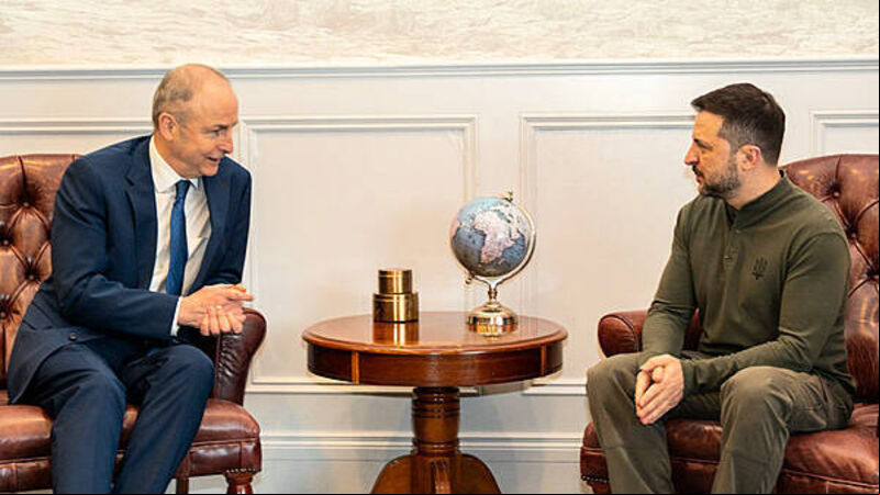 Taoiseach meets Zelenskiy ahead of Trump engagement Taoiseach meets Zelenskiy ahead of Trump engagement