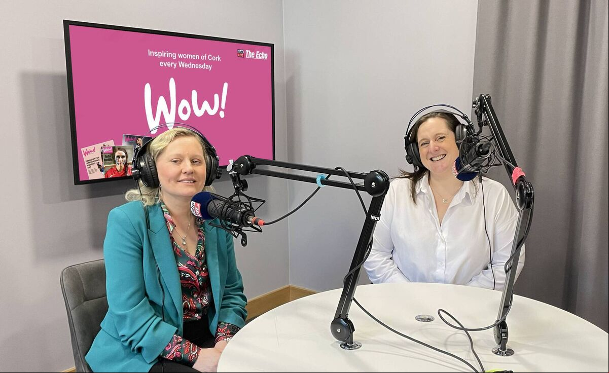 Cathy Fitzgibbon, the 42nd President of the Network Ireland Cork branch for 2025 pictured with The Echo's Mary Corcoran for the Special Edition WOW Podcast for International Women's Day 2025. Cathy Fitzgibbon, the 42nd President of the Network Ireland Cork branch for 2025 pictured with The Echo's Mary Corcoran for the Special Edition WOW Podcast for International Women's Day 2025.