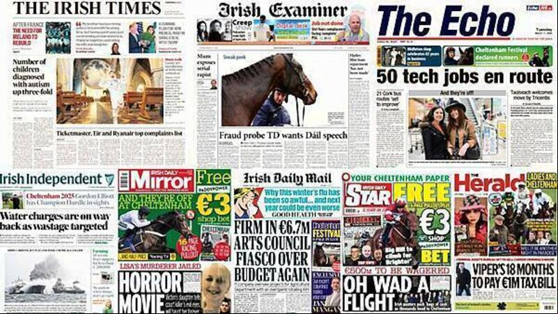 What the papers say: Tuesday's front pages What the papers say: Tuesday's front pages