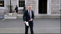 Sinn Fein finance spokesman Pearse Doherty doorstep
