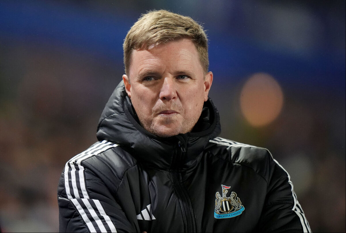 Newcastle United manager Eddie Howe. The Carabao Cup final sees two managers chasing their first trophy with their clubs. Picture Bradley Collyer/PA Wire.