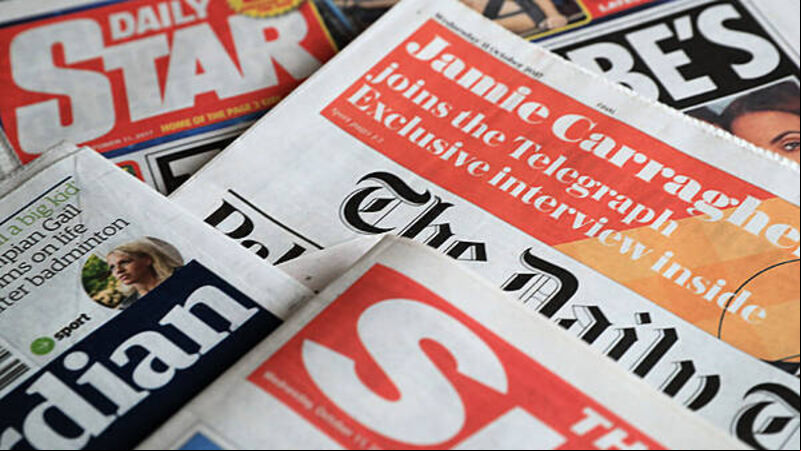 What the papers say: Saturday's front pages What the papers say: Saturday's front pages