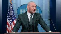 Former Irish MMA Fighter Conor McGregor Speaks To The Press At The White House Before Meeting With President Trump
