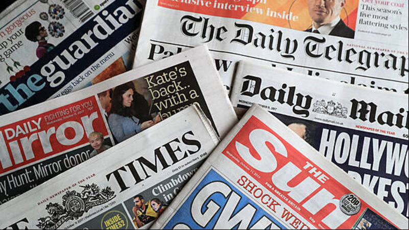 What the papers say: Tuesday's front pages What the papers say: Tuesday's front pages