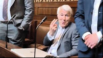Michael Lowry says he stuck two fingers up to opposition after being provoked