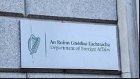 Department of Foreign Affairs office, Government Buildings, Upper Merrion Street, Dublin, Ireland.